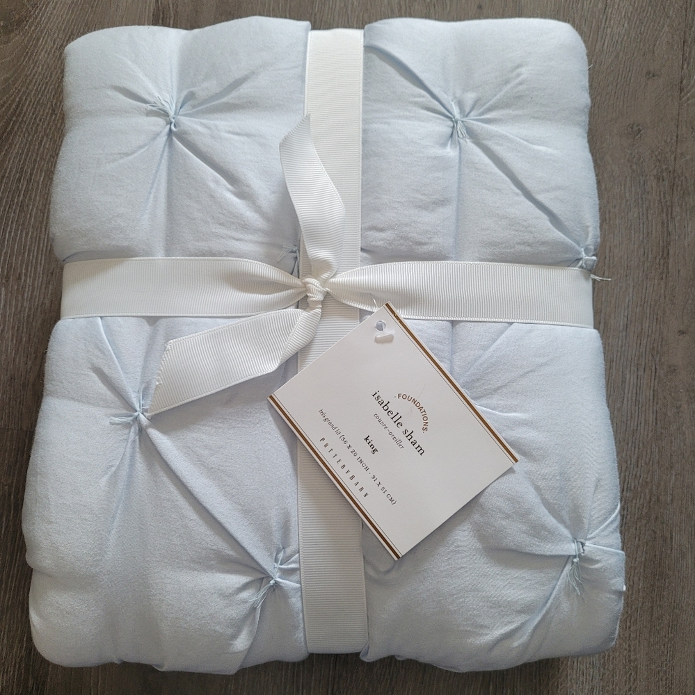 Rare NWT Pottery Barn Isabelle King Sham